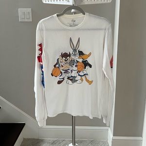 Space jam long sleeve shirt vintage